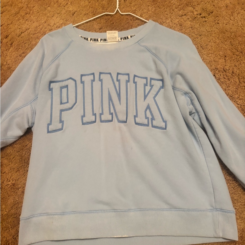 Victoria's Secret PINK Sky Blue Top